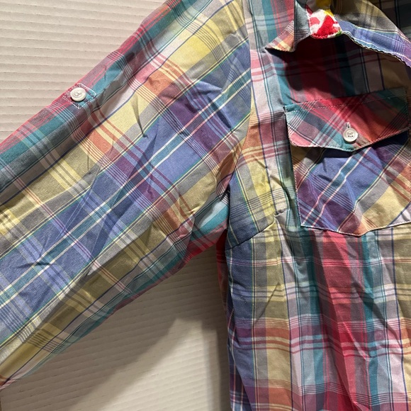 Lemongrass size large button down shirt - Picture 2 of 3